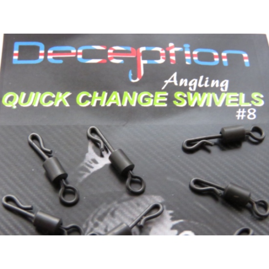Deception Angling Quick change ring swivels 11